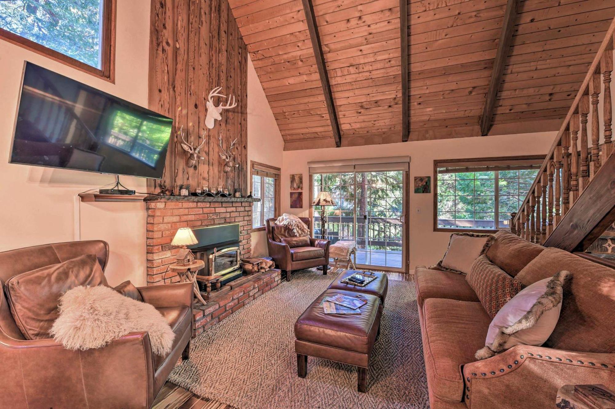 Lake Arrowhead Cabin With Decks Less Than 2 Mi To Village! エクステリア 写真